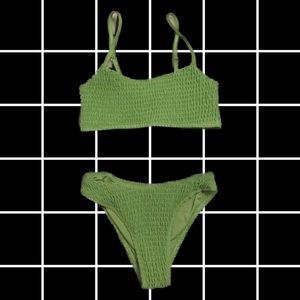 Mossman Green Two-Piece Swimsuit